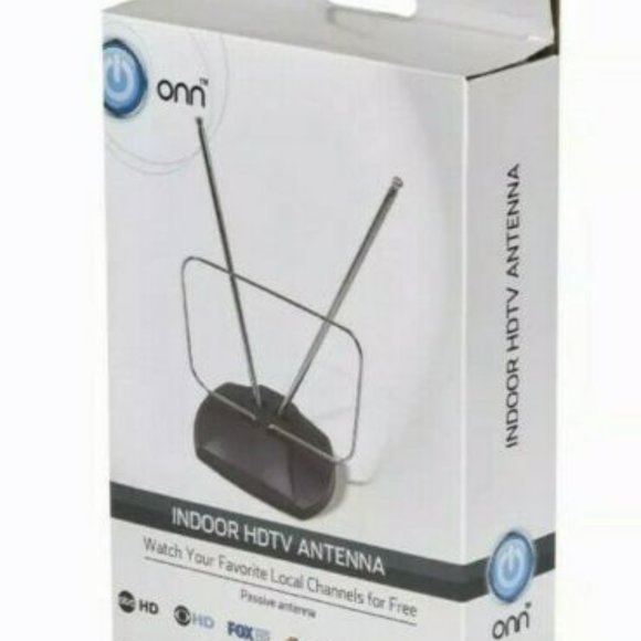 Onn Indoor Easy-Adjust HDTV High Quality Antenna Within 20 Miles Broadcast New - Picture 8 of 8